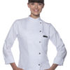 Ladies Chef Jacket Larissa KARLOWSKY - white