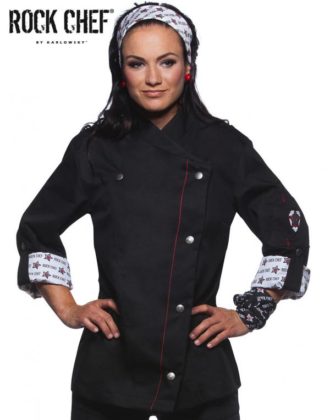 Fashionable Rock Chefs Ladies Jacket KARLOWSKY