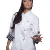 Fashionable Rock Chefs Ladies Jacket KARLOWSKY - weiß