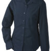 Werbeartikel Damen Bluse Promotion longsleeved - navy