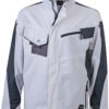Werbemittel Workwear Jacke - white/carbon