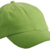 6 Panel Raver Cap James & Nicholson - limegreen