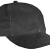 6 Panel Cap Low Profile James & Nicholson - black