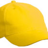 6 Panel Softlining Raver Cap James & Nicholson - goldyellow