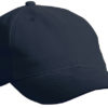 6 Panel Softlining Raver Cap James & Nicholson - navy