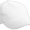 6 Panel Softlining Raver Cap James & Nicholson - white