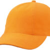 Turned 6 Panel Cap Laminated James & Nicholson - orange