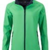 Ladies Promo Softshell Jacket James & Nicholson - green navy