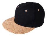 6 Panel Cork Flat Peak Cap James & Nicholson