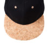 6 Panel Cork Flat Peak Cap James & Nicholson - Oberseite