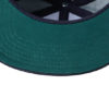 6 Panel Denim Pro Cap James & Nicholson - darkdenim darkgreen