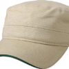 Military Sandwich Cap James & Nicholson - khaki darkgreen