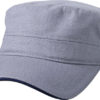 Military Sandwich Cap James & Nicholson - darkgrey navy