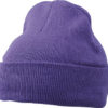 Knitted Cap James & Nicholson - darkpurple