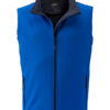 Mens Promo Softshell Vest James & Nicholson - nautic blue navy