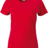 Werbeartikel Damen T-Shirt Ladies Slim Fit - red