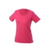 Ladies Basic T Shirt Damenshirt - pink