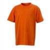 Kinder T-Shirt Junior Basic-T - dark orange
