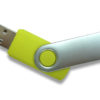 USB Stick Twister ohne Schlüsselring - limettengrün PMS 388C