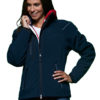 Werbeartikel Softshell Jacken Ladies Winter - in action