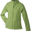Werbeartikel Jacke Ladies Bonded Fleece - green/navy