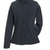Werbeartikel Jacke Ladies Bonded Fleece - navy/red
