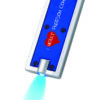 Werbeartikel LED Schlüssellicht - Schlüssellicht inblau/silberfarben