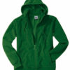 Mikro Fleece Zip Hooded Jacket - dark green