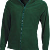 Mikro Fleece Zip Damen Jacke - dark green