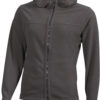 Mikro Fleece Zip Damen Jacke - dark grey