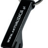 Werbemittel Schlüsselanhänger mit Flaschenöffner - Schlüsselanhängerin schwarz