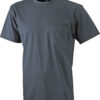 Mens Round-T Pocket T-Shirt - graphite