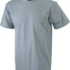 Mens Round-T Pocket T-Shirt - grey heather