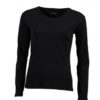 Damen Shirt Long-Sleeved - black