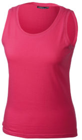 Damen Top Tank James Nicholson - pink