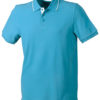 Poloshirts Bi-Color Campus - turquoise white