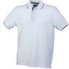 Poloshirts Bi-Color Campus - white black