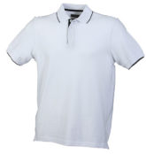 Poloshirts Bi-Color Campus - white black