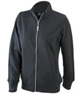 James Nicholson Damen Sweatjacke - black