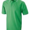 Ladies Tipping Polo - limegreen white