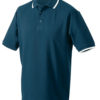 Tipping Polo Werbetextilien - navy white