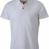 Werbetextilien Tight Fit Polo Vintage - white