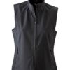 Ladies Softshell Vest - black