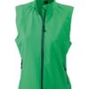 Ladies Softshell Vest - green
