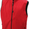 Werbeartikel Bodywarmer Mens Softshell Vest - red