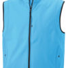 Werbeartikel Bodywarmer Mens Softshell Vest - aqua