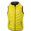 Ladies' Down Vest - yellow/carbon