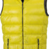 Men s Down Vest - yellow/carbon