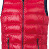 Men s Down Vest - red/navy