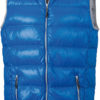 Men s Down Vest - blue/silver